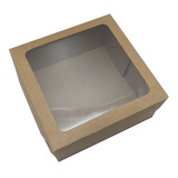 Caixa Para Presente Kraft 15x15x7 Tampa E Fundo 30 Un