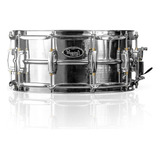 Caixa Pinguim Ice 14x6 5 Alumínio Cromado Abafador Interno Casco Cromado