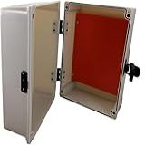 Caixa Plástica 280mmx180mmx140mm Com Fecho E Dobradiça