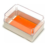 Caixa Plástica De Sobrepor Tampa Transparente 250x160x120mm