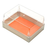 Caixa Plástica De Sobrepor Tampa Transparente 350x260x170 Mm
