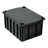 Caixa Plastica Organizadora Container 61 Litros Com Tampa