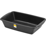 Caixa Plástica Para Massa 20 Litros 61x38cm Reforçada Preta
