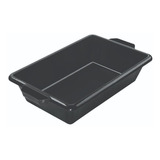 Caixa Plástica Para Massa Reforçada 20l 60x36x13cm Preta