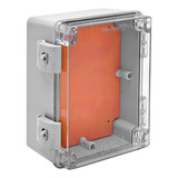 Caixa Plástica Pvc Ip66 190x150x90mm Tampa Transparente