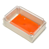 Caixa Plástica Pvc Tampa Transparente 280x180x90mm Sobrepor