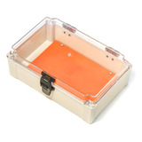 Caixa Plástica Pvc Tampa Transparente 28cmx18cmx9cm Sobrepor