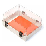 Caixa Plástica Transparente Com Dobradiça Ip65 350x260x170mm