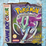 Caixa Pokemon Crystal Nintendo Game Boy Color promo 