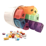 Caixa Porta Comprimidos Organizador Semanal Remedio
