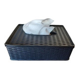 Caixa Porta Lenços De Papel Umidecido P Casa Rattan Oferta