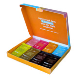 Caixa Presente Pincbar Barra De Proteina Natural 8 Sabores