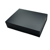 Caixa Presente Preta De Papel Rígida 36x26x8 Super Luxo 3 Un
