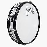 Caixa Repique 10X14 Alumistel 6 Afin Aro Chp Preto Pele Leitosa Batuka Luen