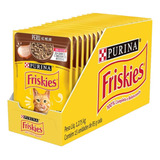 Caixa Sachês Friskies Peru Ao Molho 85g