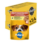Caixa Sachês Pedigree Ad Raças Pequenas Frango Ao Molho 100g