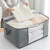 Caixa Saco Organizador De Guarda Roupa Para Cobertor Closet Multiuso Saco Com Zíper Grande