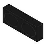 Caixa Selada Slim Alto Falante 6x9 Horizontal Automotivo