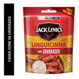 Caixa Snack Linguicinha Jack Links Sabor