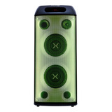 Caixa Som Amplificada Bluetooth Full Led Torre 800w Polyvox