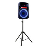 Caixa Som Amplificada Xc 812t Polyvox Bluetooth 600w Tripé