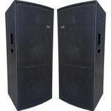 Caixa Som Ativa Amplificada Passiva 2x12 1600w Profissional