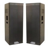 Caixa Som Ativa Amplificada Passiva 2x12 1800w Nhl Pro Soud Médio Grave De Qualidade E Definição Profissional Limiter