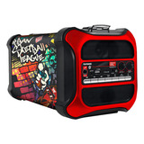 Caixa Som Ativa Portatil 120 Telefunken Transport 5 Bluetooth sd usb Cor Multicolor 5v