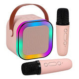 Caixa Som Com Microfone Infantil Caixinha Bluetooth Sem Fio