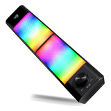 Caixa Som Pc Gamer Bluetooth Usb P2 Note Tv Painel Led Rgb