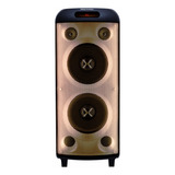 Caixa Som Pesado Amplificada Portátil Polyvox Xt990t Bluetooth Led 2000w Cor Preto