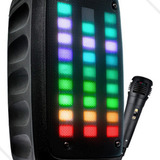 Caixa Som Portátil Amplificada Bluetooth Microfone Usb D3209