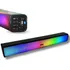 Caixa Som Soundbar Gamer Bluetooth Computador Pc Led Rgb 20w