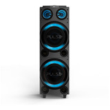 Caixa Som Torre Pulse Double 10 Pol 1800w Rms Bt Led Sp507