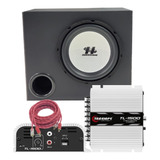 Caixa Subwoofer Hurricane 10 Pol Modulo Taramps Tl 1500x3