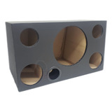 Caixa Super Trio Automotiva 10 Mdf Para 2 Driver 2 Tweeter