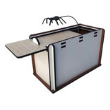 Caixa Susto Aranha Falsa Caixa Surpresa Brinquedo Mdf 3mm