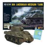 Caixa Tanque Sherman 75mm Italeri Tank Médio Bolt Action