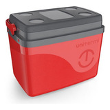 Caixa Térmica Cooler 30 Litros Grande 45 Latas  vermelho