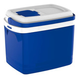 Caixa Térmica Cooler Com Alça 32l Azul Tropical Soprano