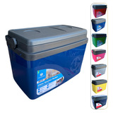 Caixa Térmica Cooler Praia Piscina 15 L Cor Azul Chega Hj Sp