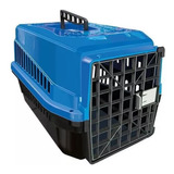 Caixa Transporte Cães Pequenos Yorkshire Azul