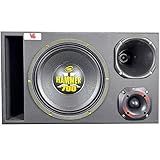 Caixa Trio 12 Duto Régua Eros Hammer E12 700 Wrms Driver Hdi300 Tweeter 5hi300 Hinor