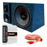 Caixa Trio Automotivo Falante 12 Woofer