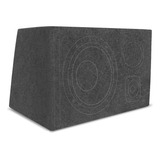 Caixa Trio Para Alto Falante 12pol 1 Corneta Tweeter Grafite