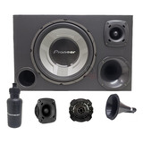 Caixa Trio Pioneer Cara Preta tuita Tuite Jbl Selenium 650w