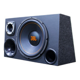 Caixa Trio Som Automotivo Completa Selada Subwoofer Jbl