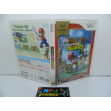 Caixa Vazia Do Mario Power Tennis C Manual Do Wii Loja Rj