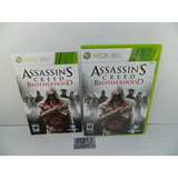 Caixa Vazia E Manual Assassins Creed Brotherhood Xbox 360
