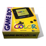 Caixa Vazia Game Boy Advanced E Color Amarelo Em Madeira Mdf